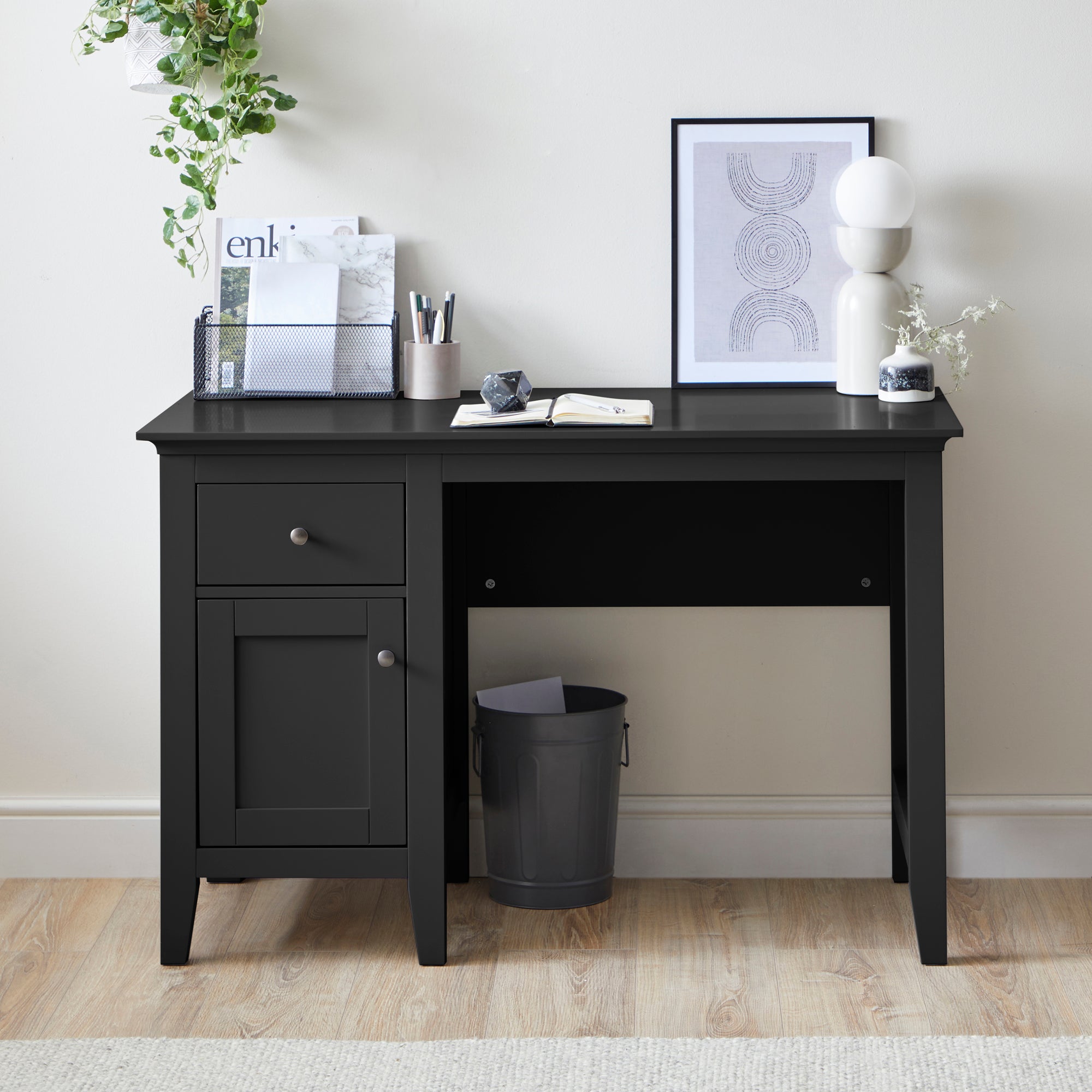 Lynton Black Desk Black