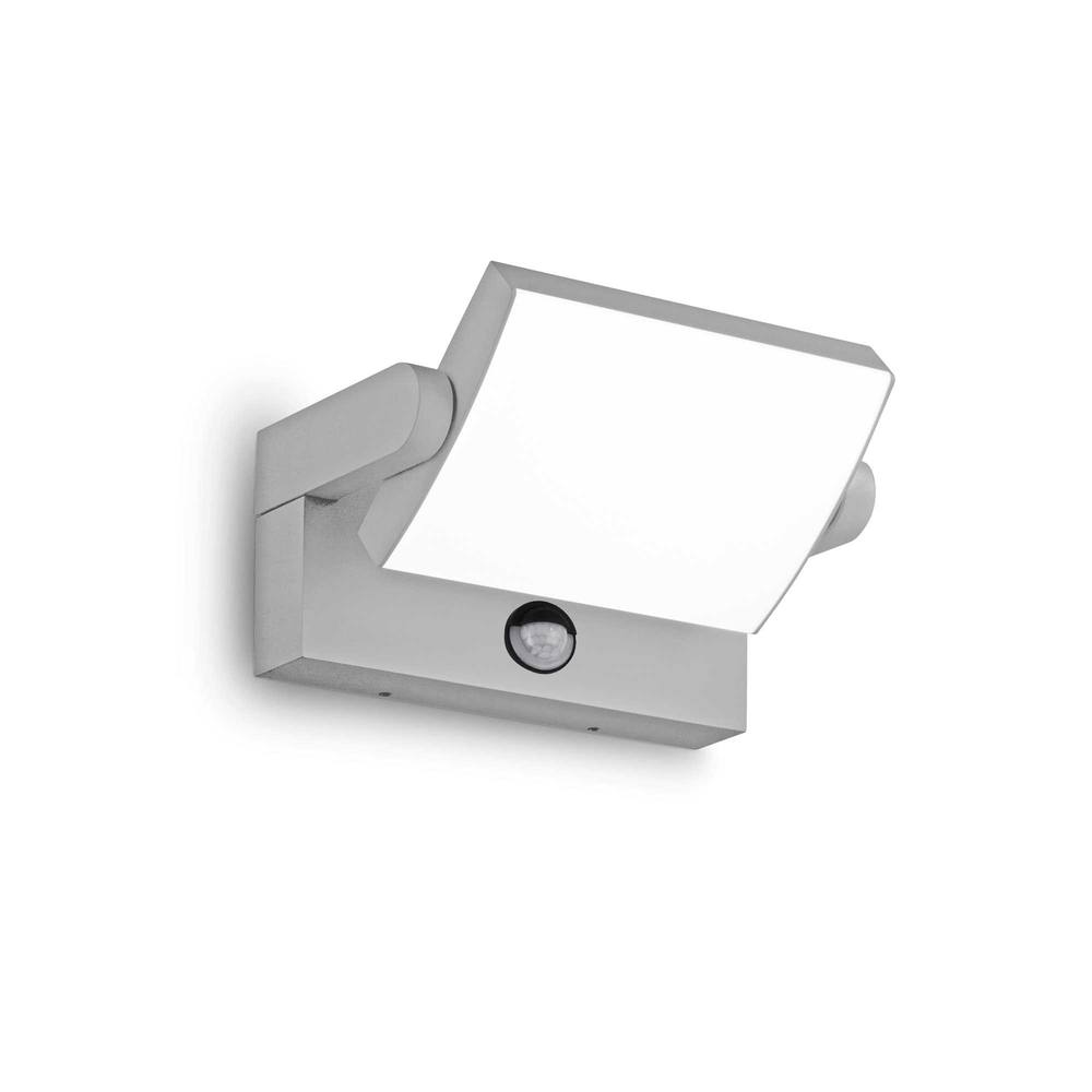 Netlighting Swipe PIR Integrated LED Outdoor Down Wall Lamp Grey 2000Lm 3000K IP54