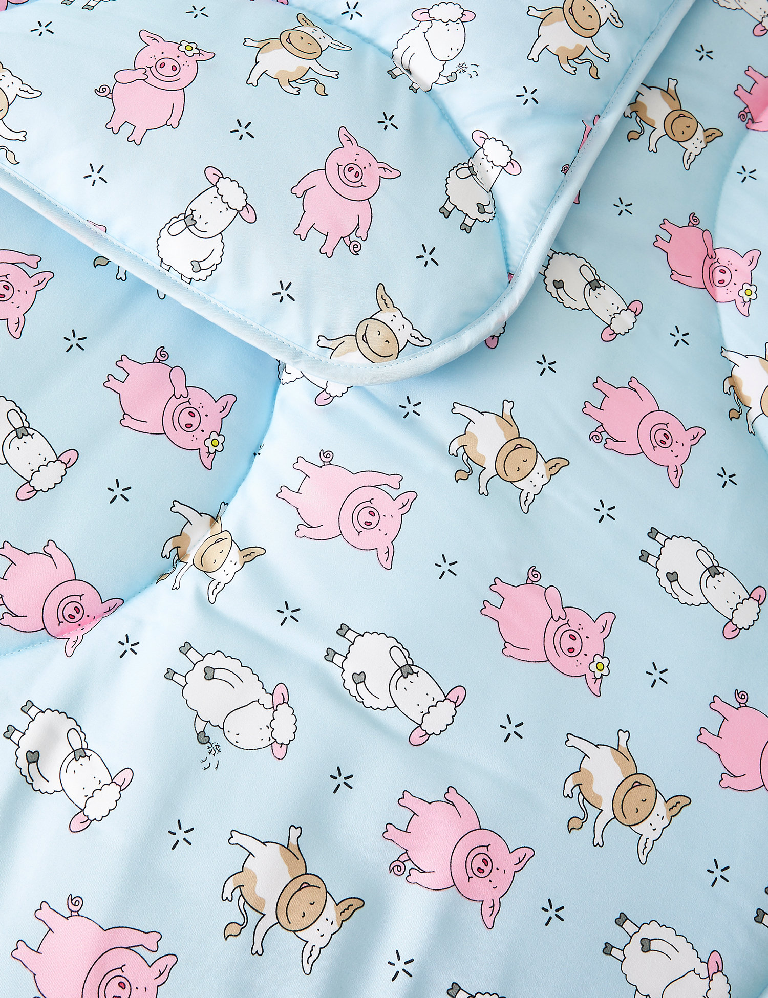 M&S Percy Pig™ Supremely Washable 10.5 Tog Coverless Duvet & Pillowcase