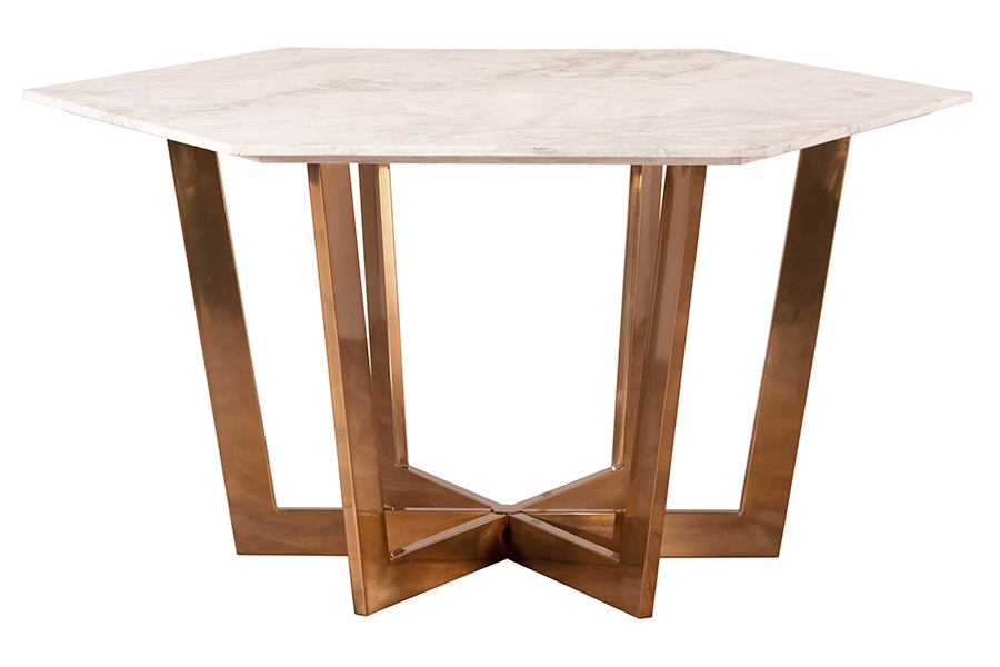 Kronos Brass Dining Table