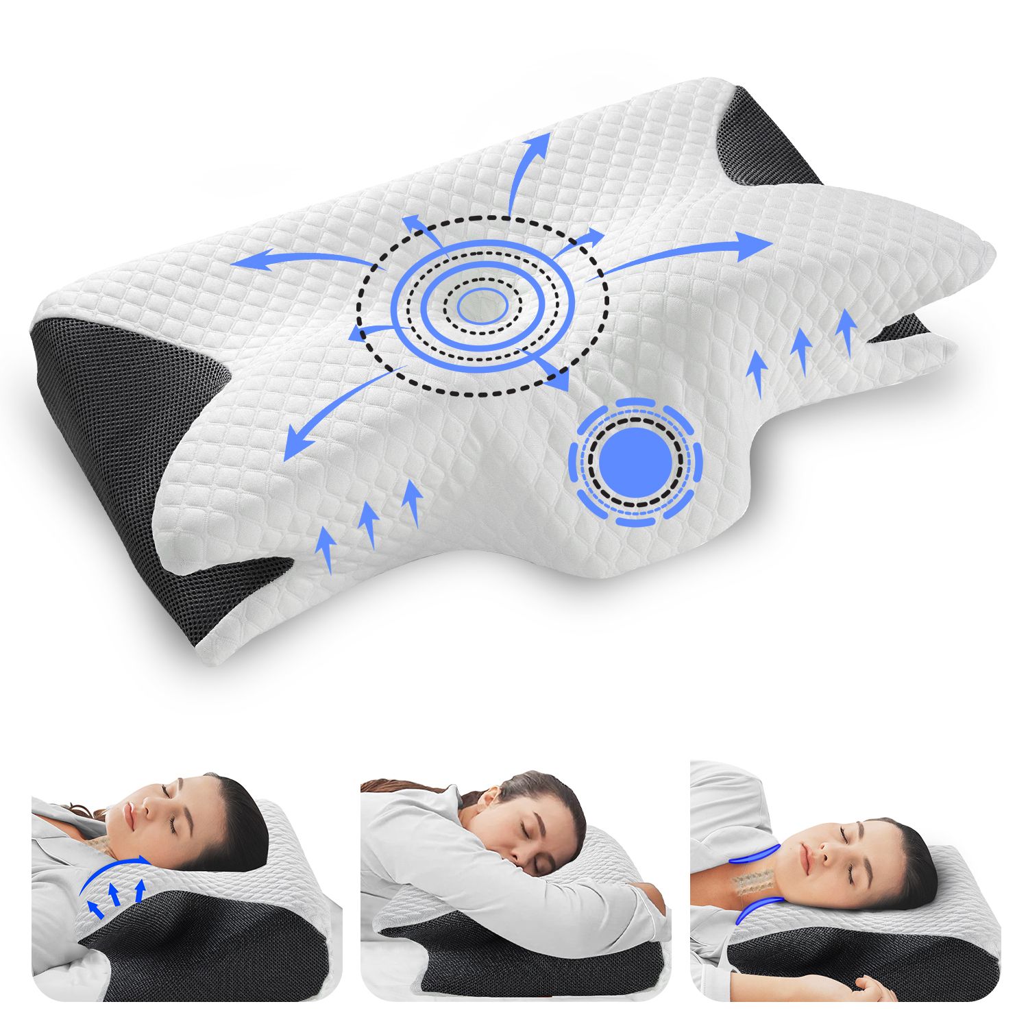 GAVENO CAVAILIA Orthopedic Pillow in White