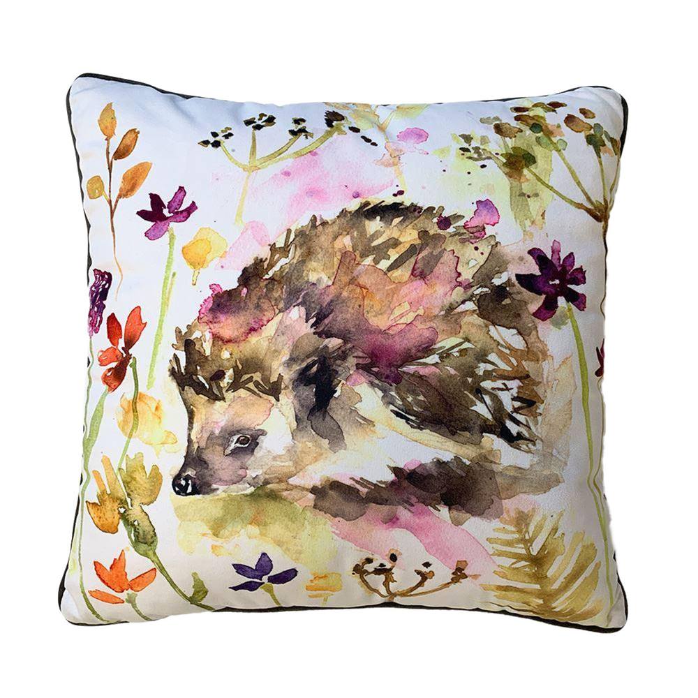 Jennifer Rose Hedgehog Filled Cushion
