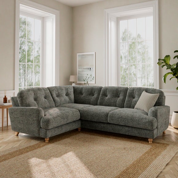 Martha Chunky Chenille Full Corner Sofa