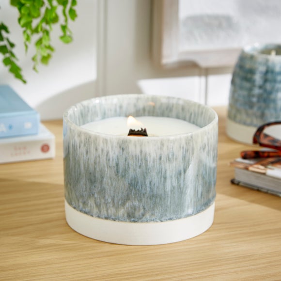 Churchgate Oud and Bergamot Crackle Candle