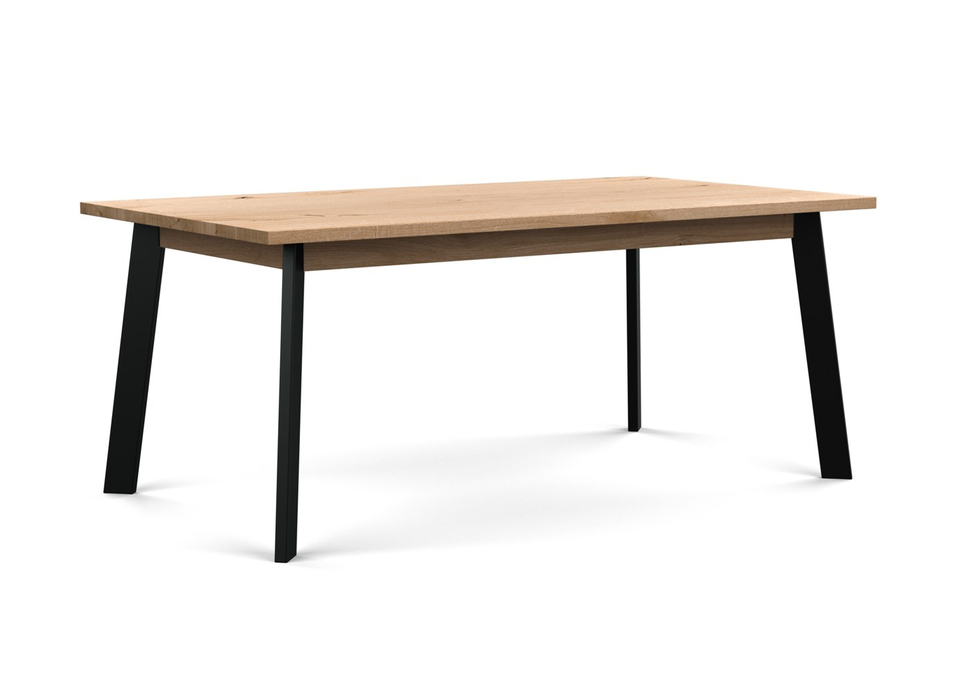 Heal's Nova Extending Dining Table Blonde Oiled Oak L180 + 50cm x2