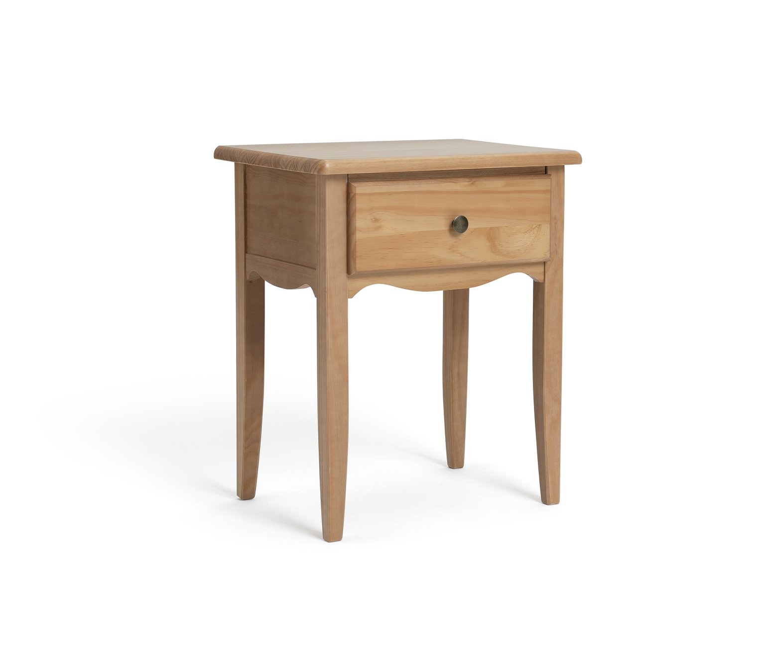 Habitat Margot 1 Drawer Bedside Table - Oak