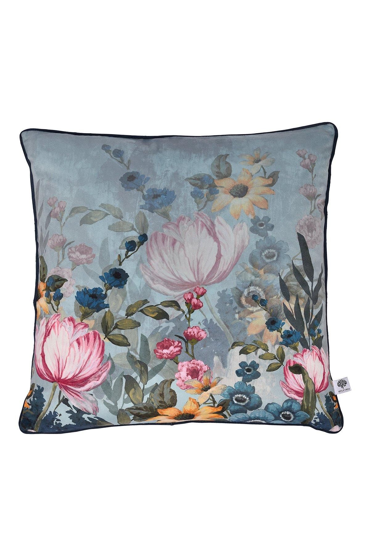 Appletree 'Dawbury' Luxe Velvet Filled Cushion in Teal
