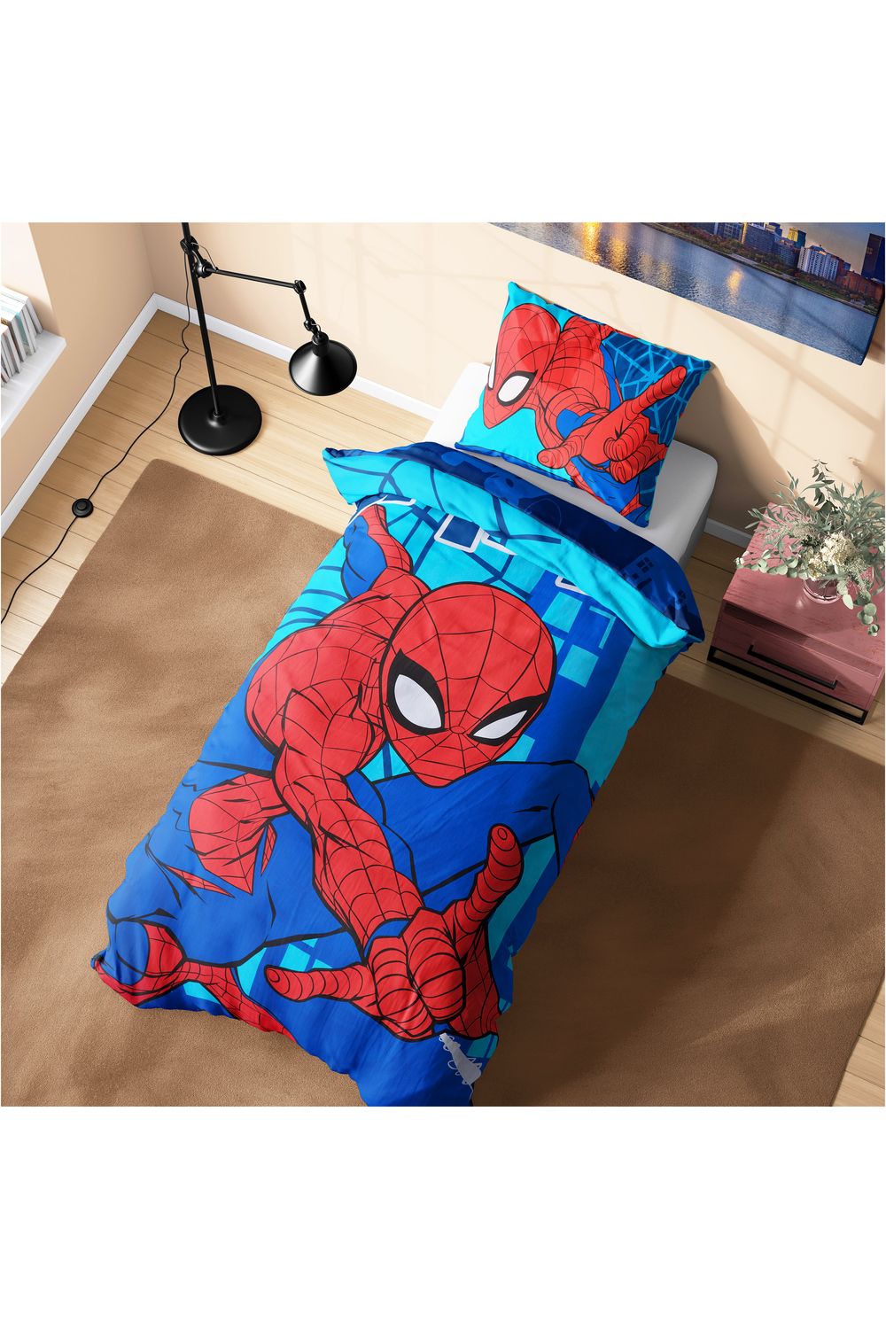 Marvel Spiderman Single Duvet Cover Set