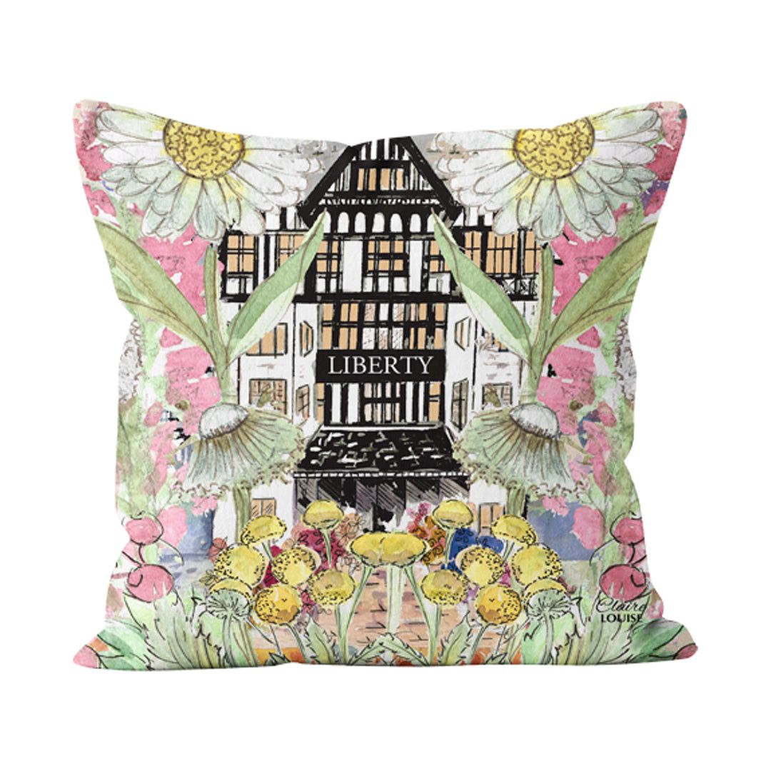 Claire Louise Liberty In Full Bloom 45cm x 45cm Double Sided Cushion