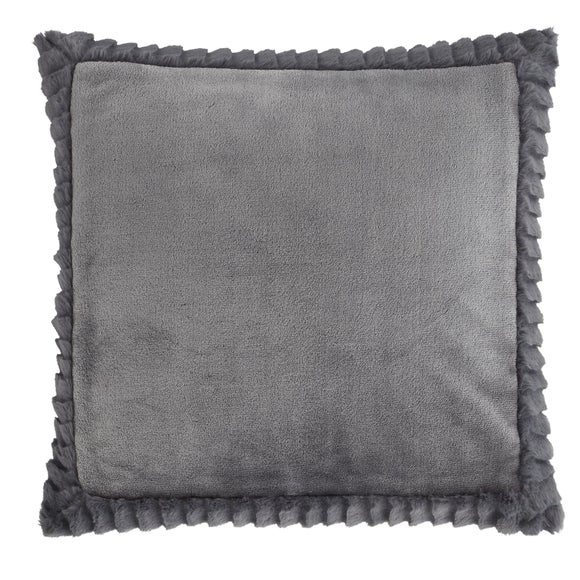 Catherine Lansfield Faux Velvet Cushion