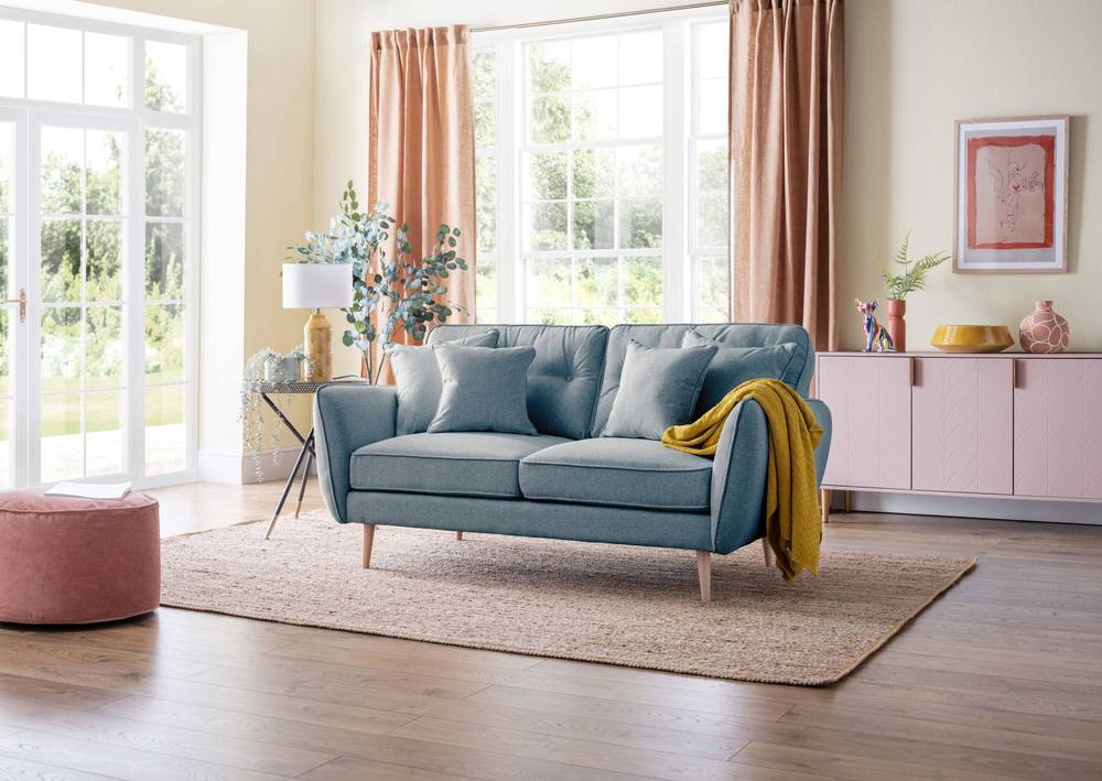 The Great Sofa Company Ailis Medium Sofa Faro Denim in Blue