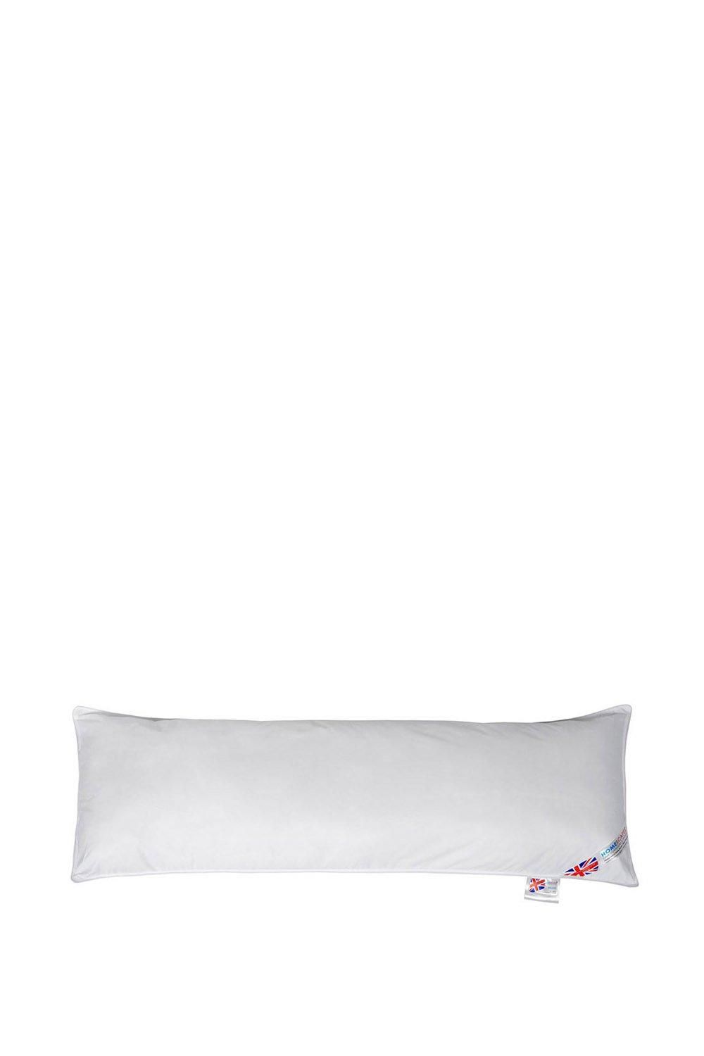 Homescapes Super Microfibre Body Pillow in White