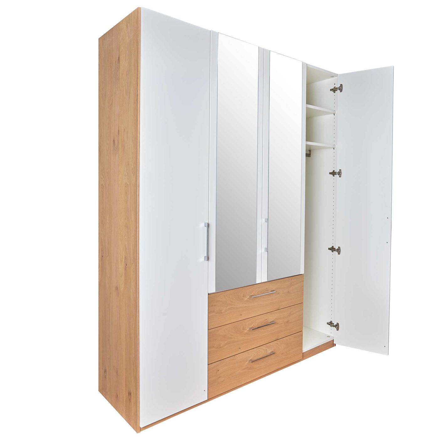 Modello 3 Drawer Hinged Wardrobe