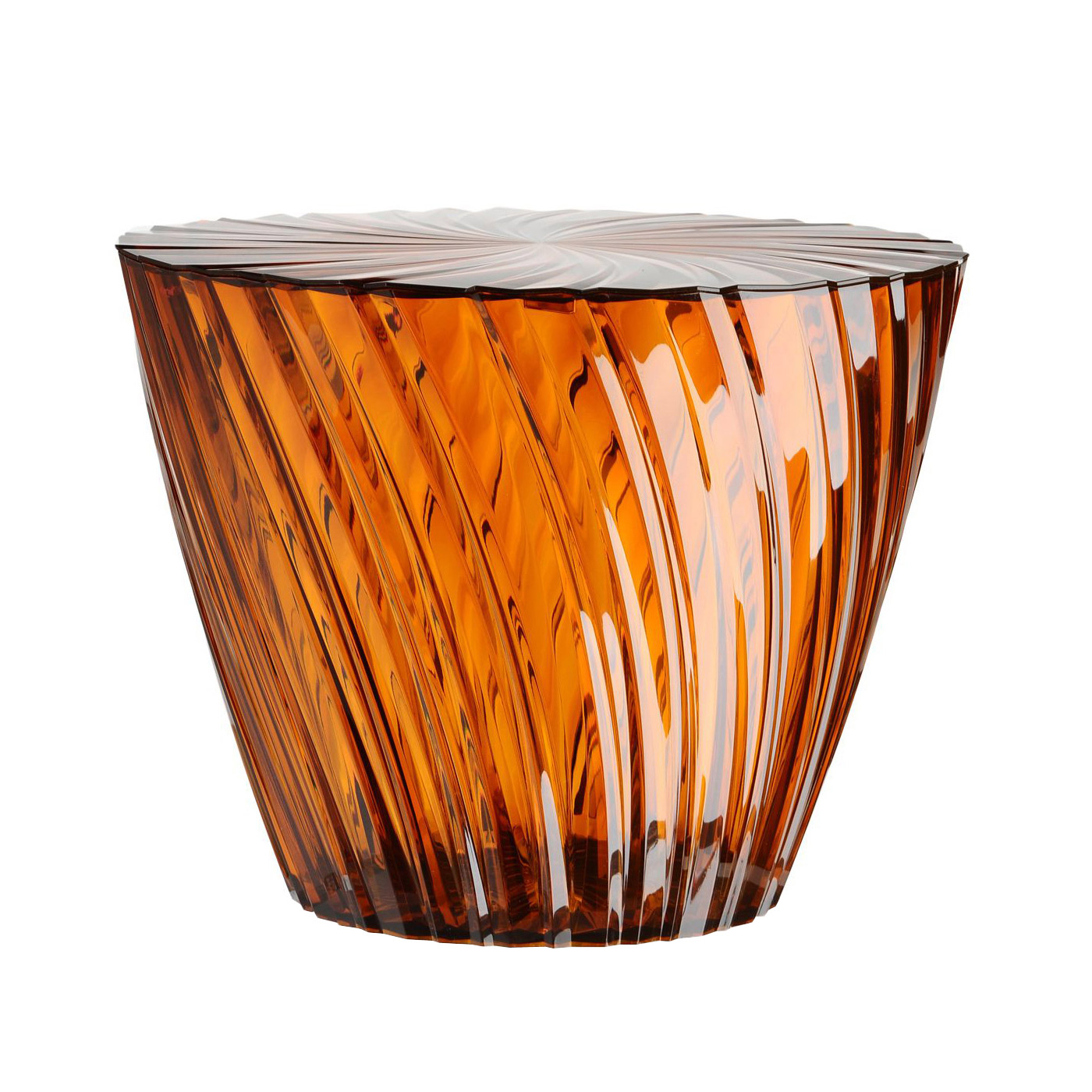 Kartell Sparkle Table in AMBER