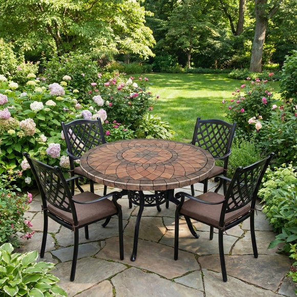 Larkson Dining Table with 4 Caldervale Chairs