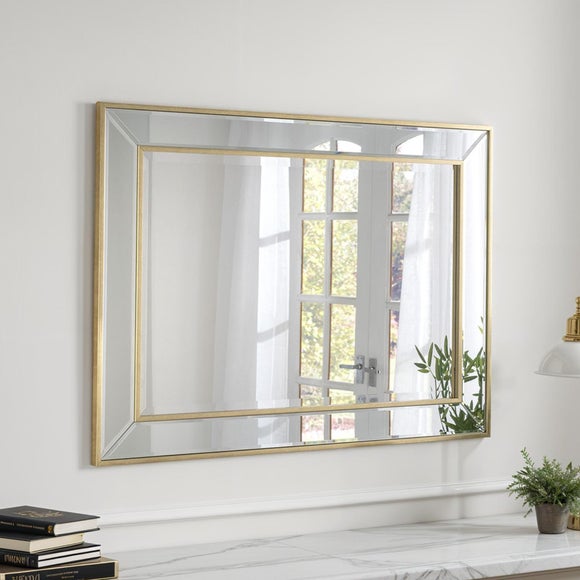 Yearn Angled Timeless Bevelled Wall Mirror