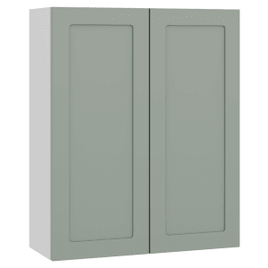 Wickes Winsford Reed Green Slimline Depth Wall Unit - 600mm