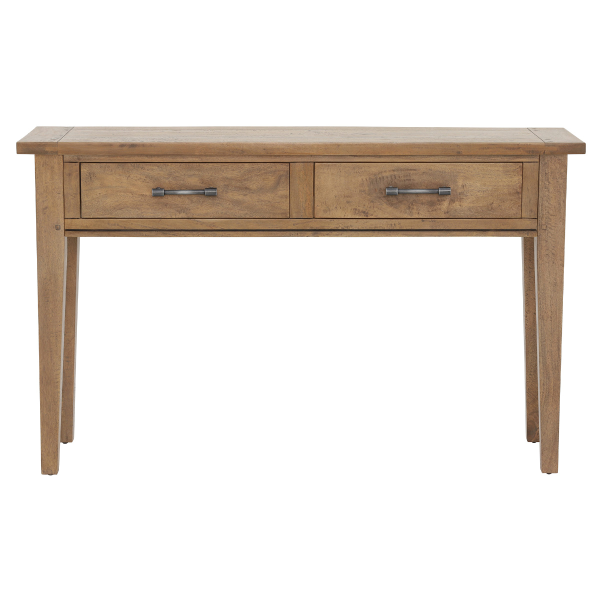 Antix Console Table 2 Drawers Smokehouse Distress