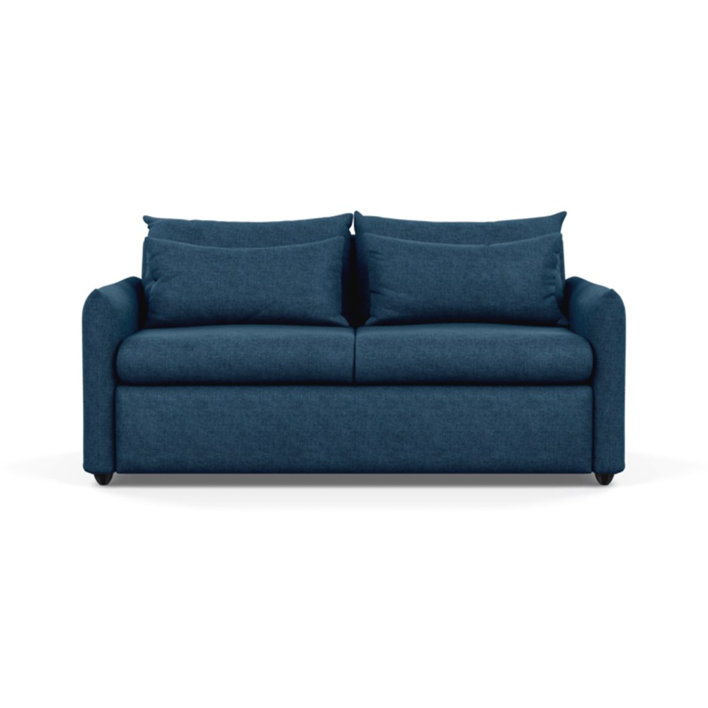 Heal's Pillow Sofa Bed Texture Ink Black Feet