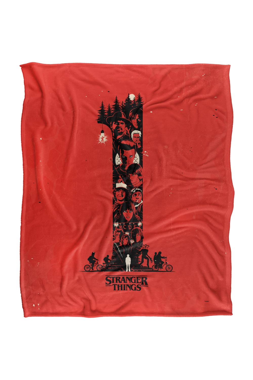 Stranger Things Chapter 1 Poster Super Soft Throw Blanket 152 X 127 Cm