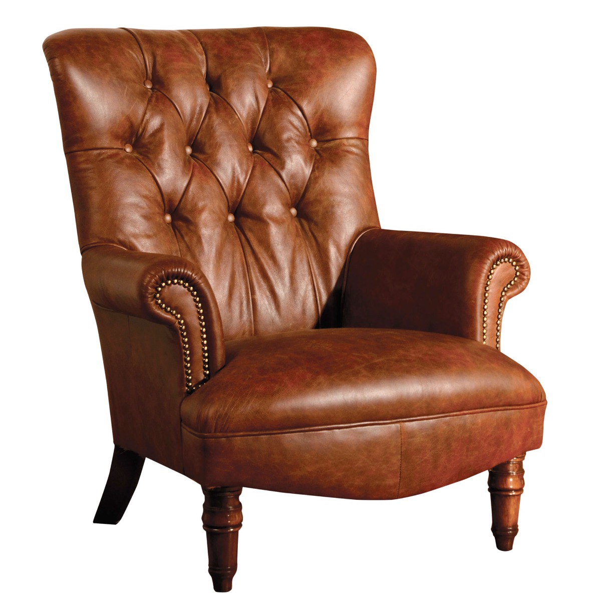Harris Tweed Calvay Chair Leather