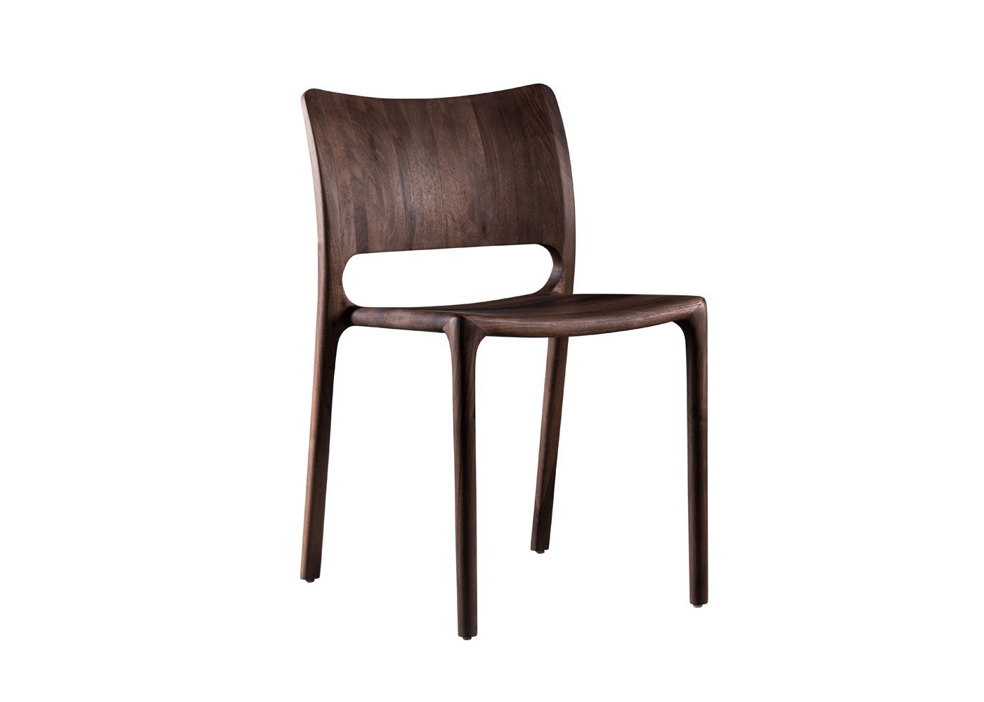 Artisan Latus Dining Chair Walnut Wooden Seat