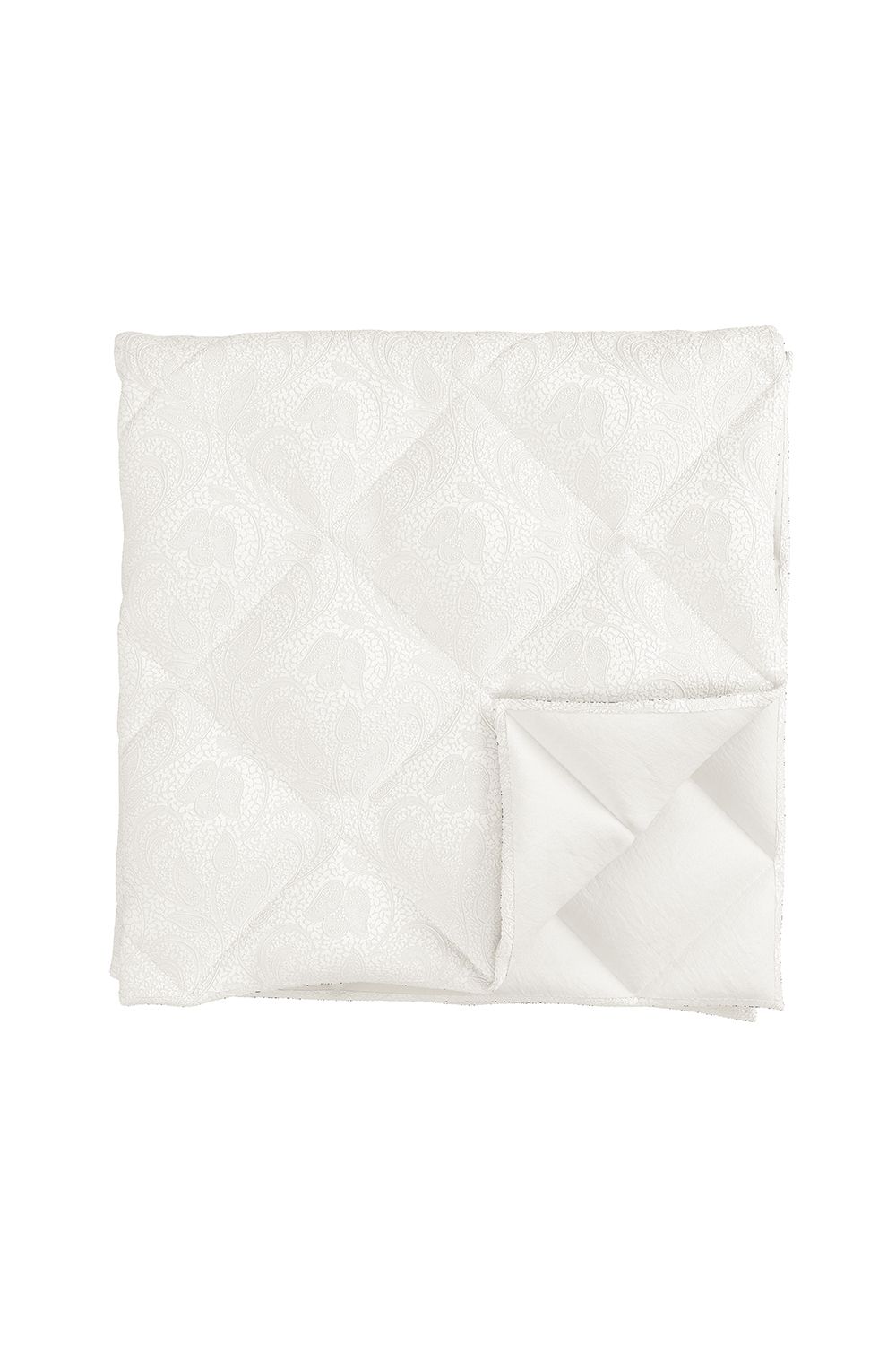 1951 'Ashleigh' Jacquard Bedspread in White