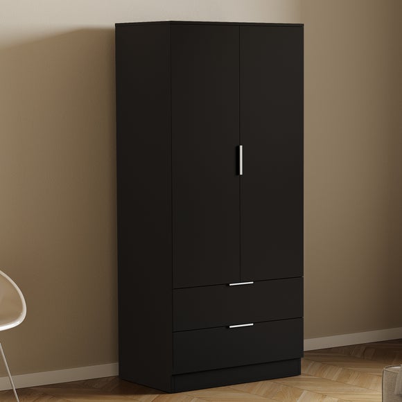 Hayes 2 Drawer Double Wardrobe