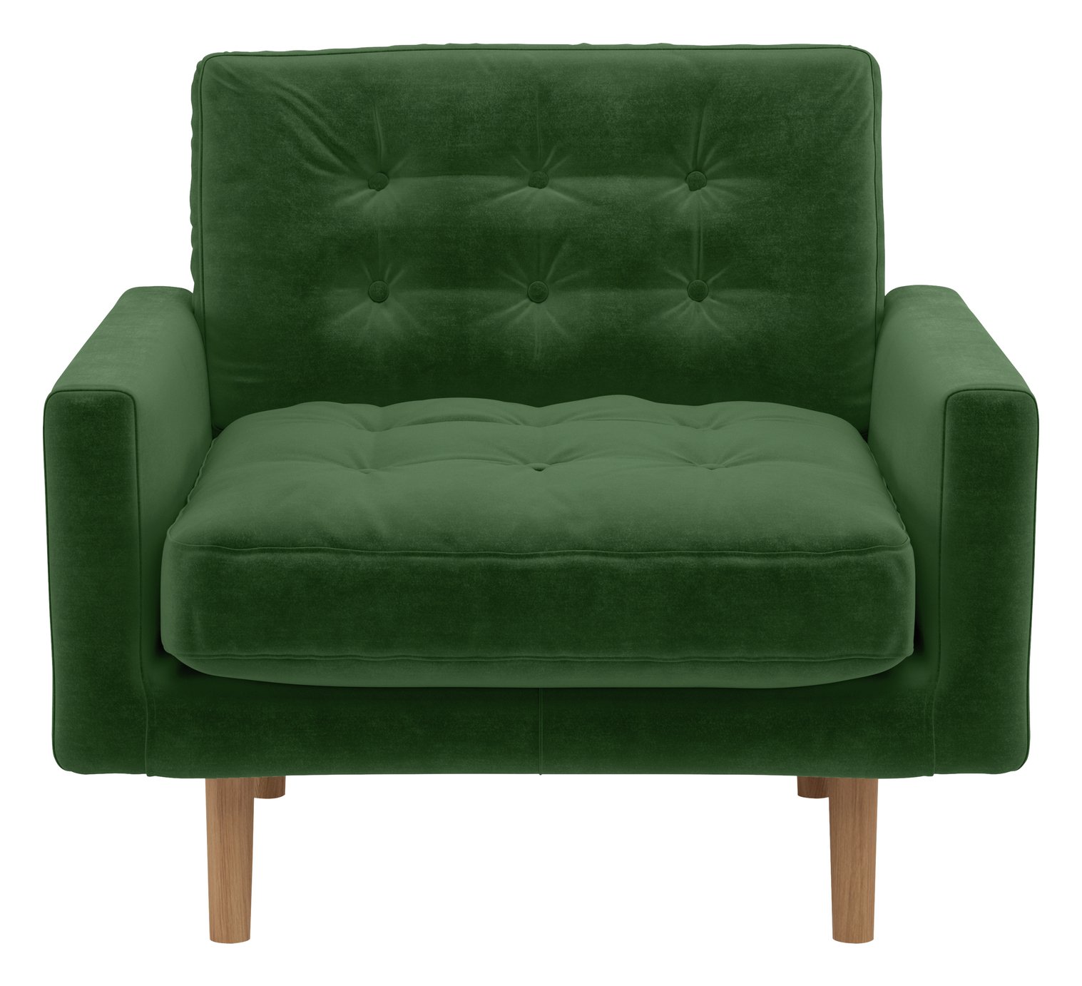 Habitat Fenner Moss Green Armchair