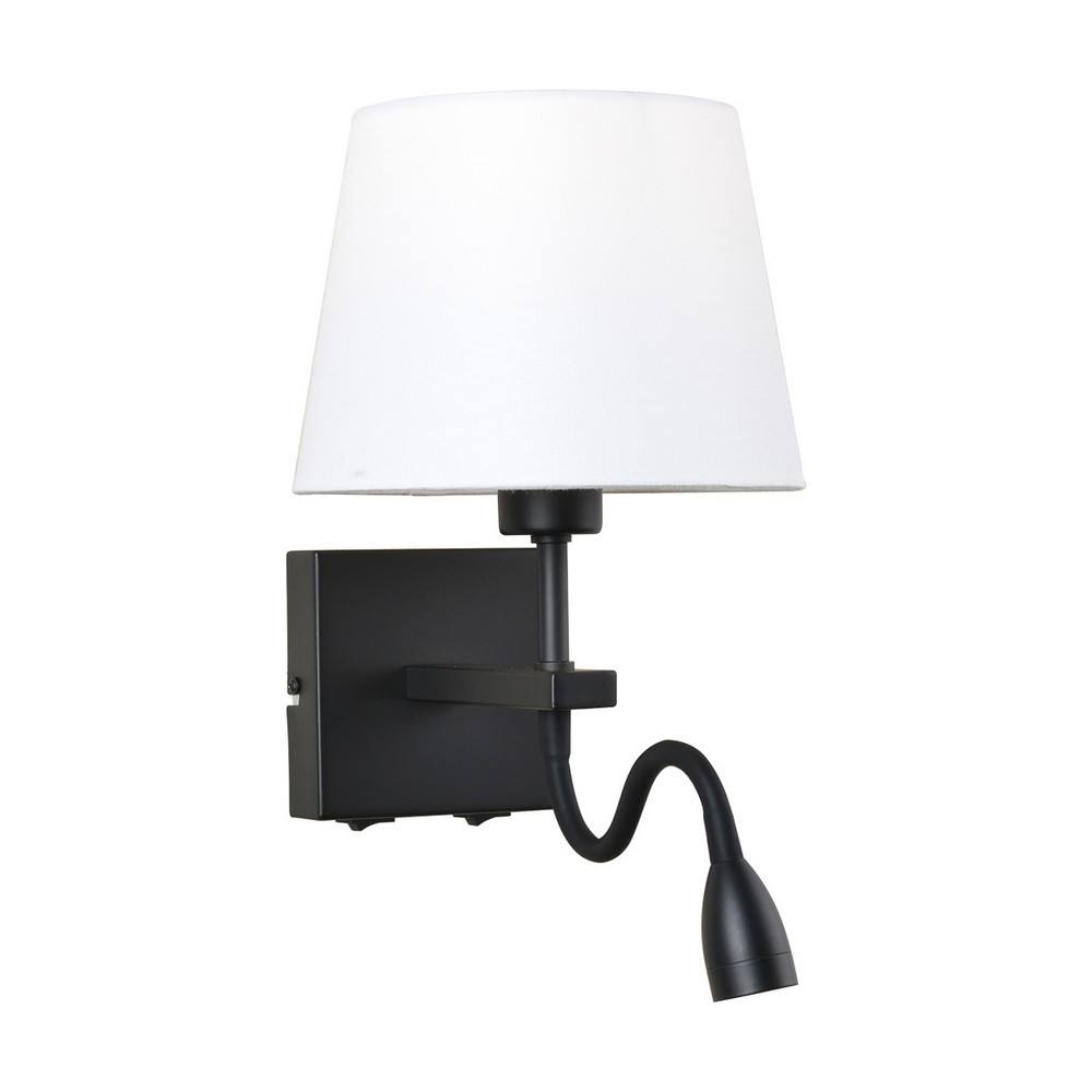 Netlighting Modern LED Bedside Lamp Black Matt Warm White 3000K 350lm