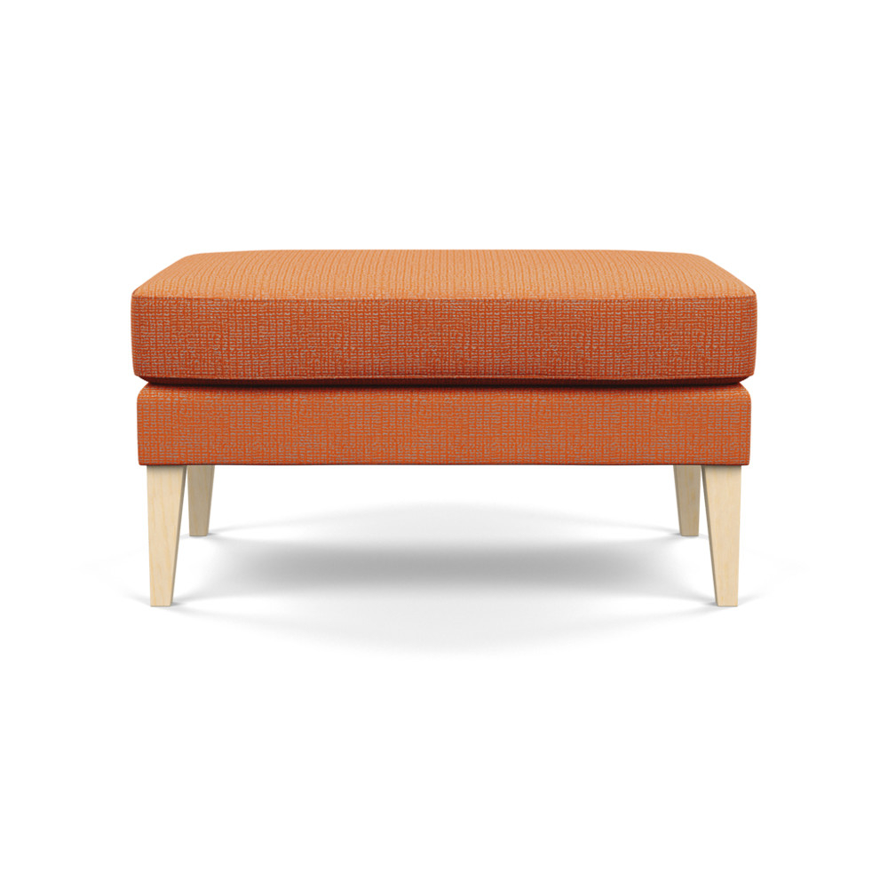 Heal's Richmond Ottoman Tejo Recycled Zinnia Natural Ash Feet