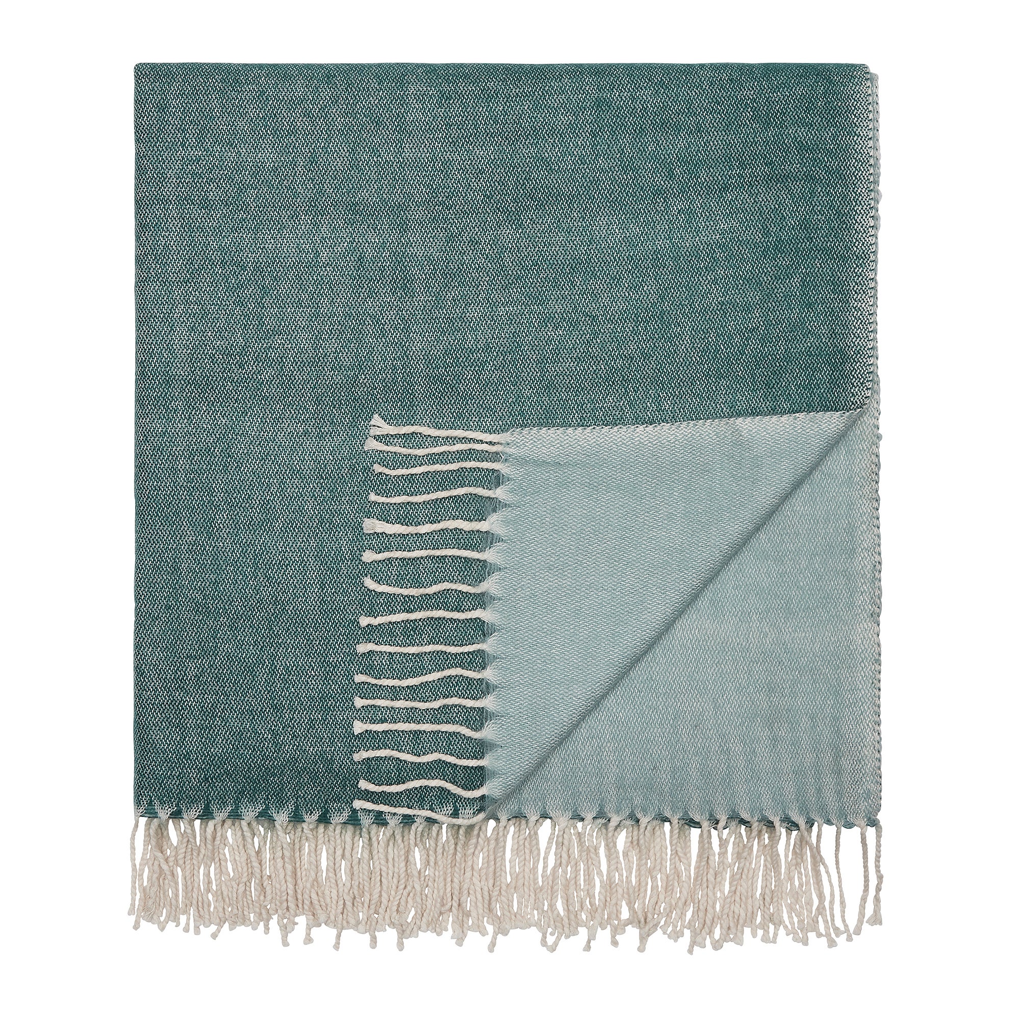 Clarissa Palm Leaf Forest Green Throw Forest (Green)