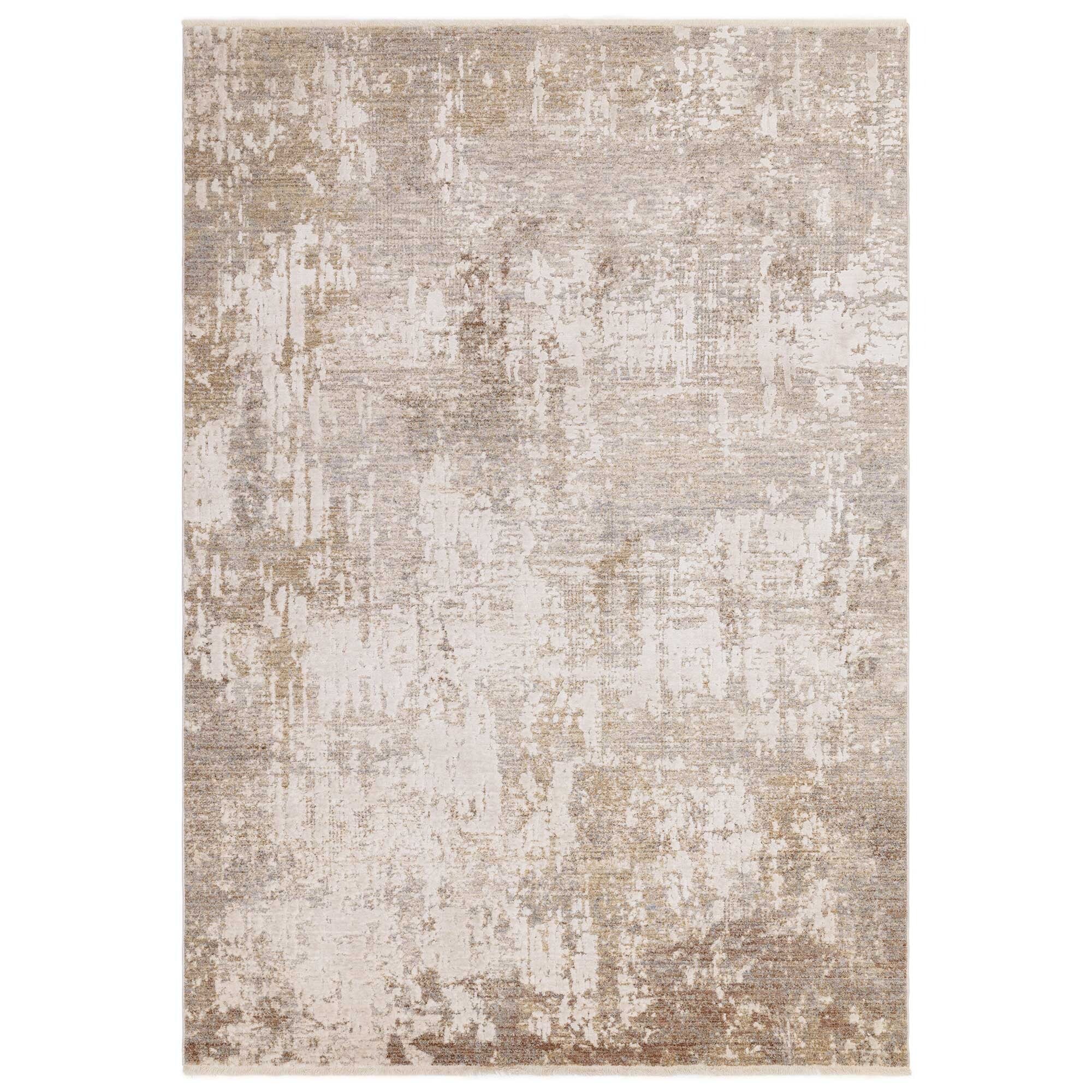 Zayan 160x240cm 04 Nasrid Rug, Square, Neutral Polyester | Barker & Stonehouse