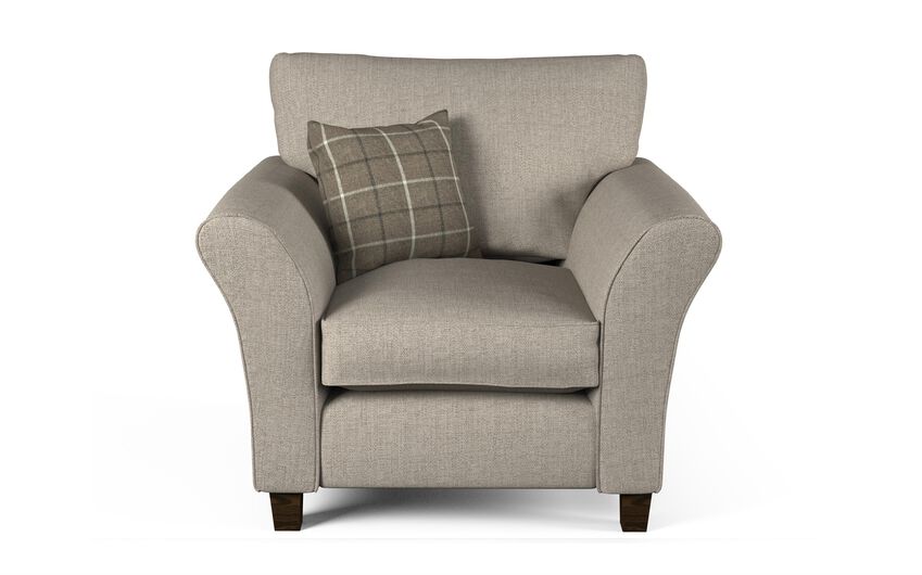 ScS Living Cream Hugo Fabric Standard Chair