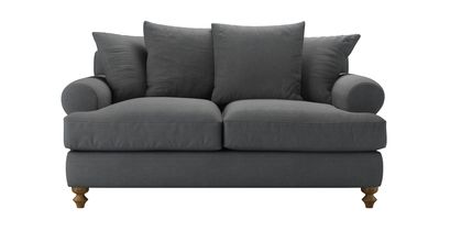 Teddy 2 Seat Sofabed in Monsoon Brushed Linen Cotton - sofa.com