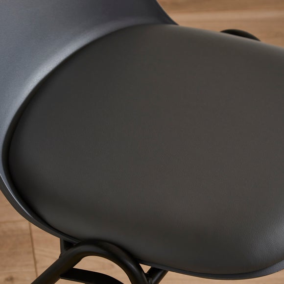 Burton Dining Chair, Faux Leather 3