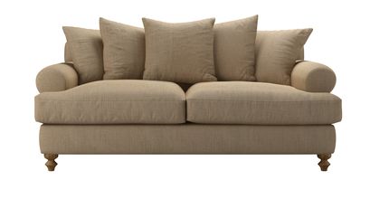 Teddy 2.5 Seat Sofabed in Flax Pure Belgian Linen - sofa.com