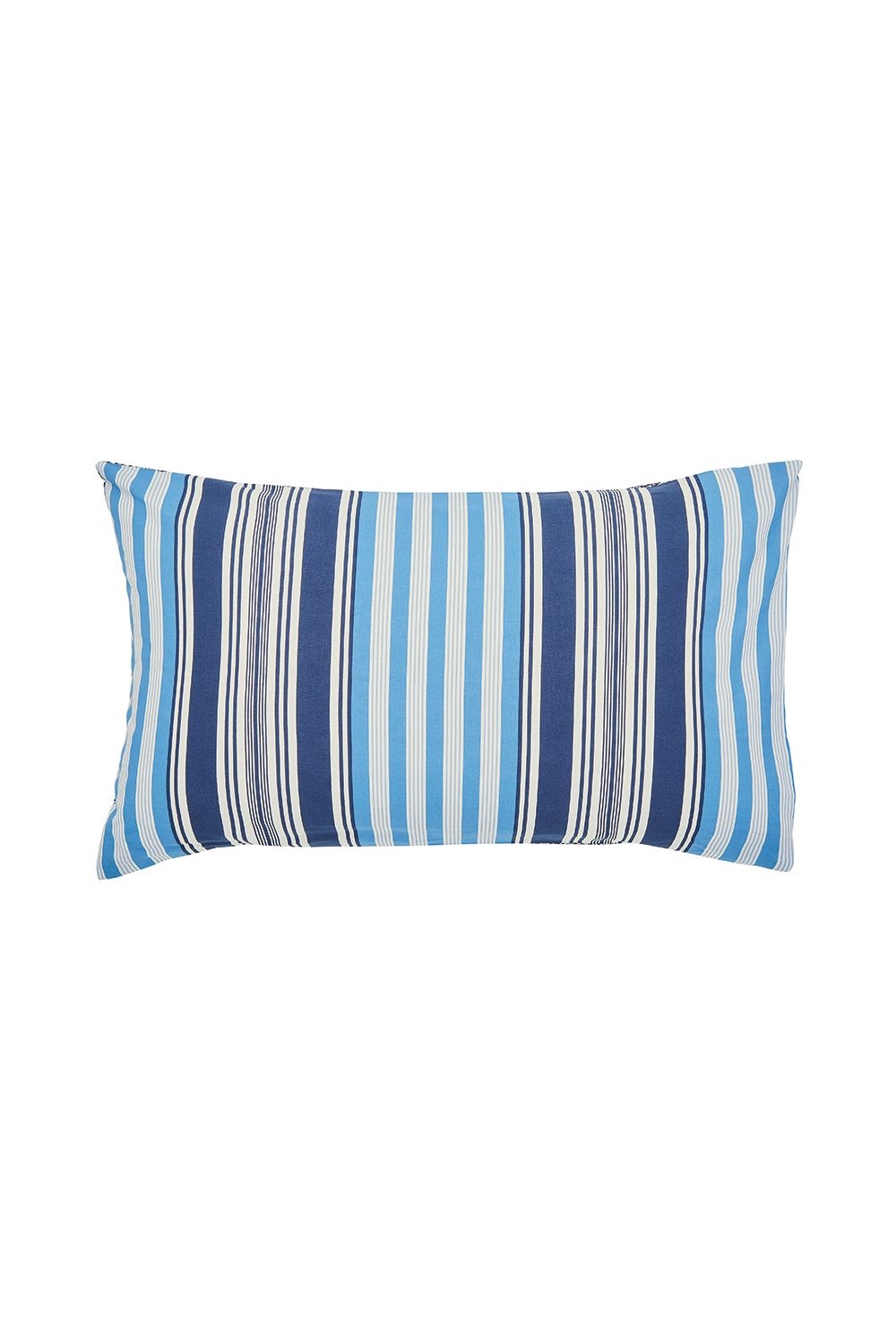 Helena Springfield 'Beach House Stripe' Cotton Duvet Cover Set in Blue 4