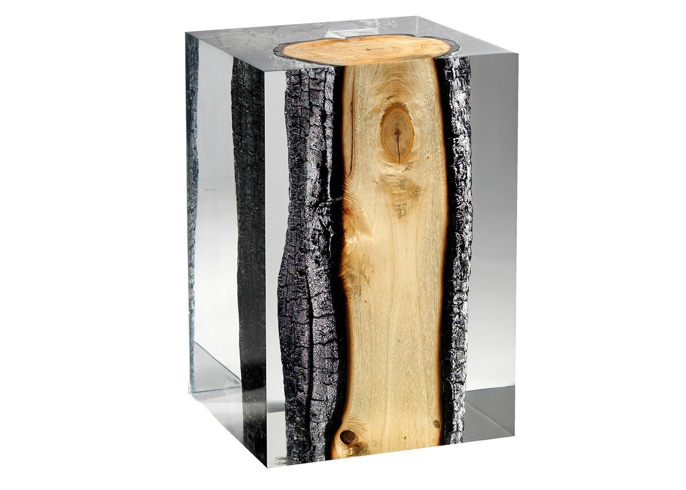 Timothy Oulton Xylem Sidetable Small Burntwood