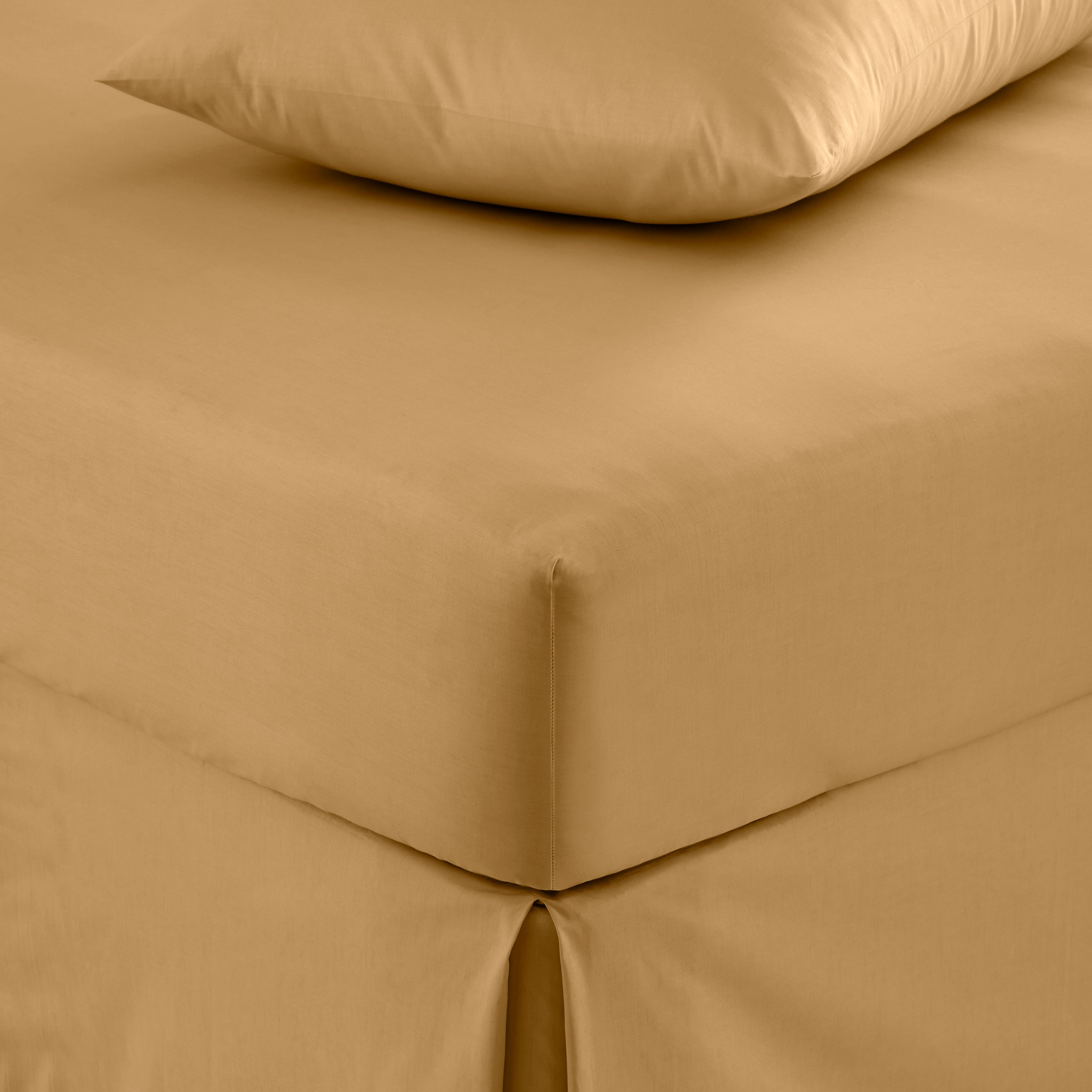 Pure Cotton Fitted Sheet Honey