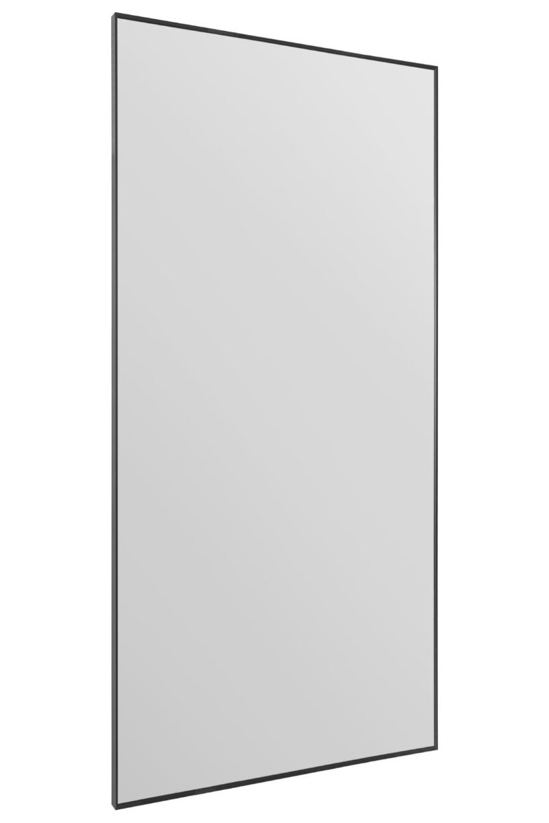 MirrorOutlet Black Aluminium Edged Wall Mirror 79" X 39" (200CM X 100CM) 4