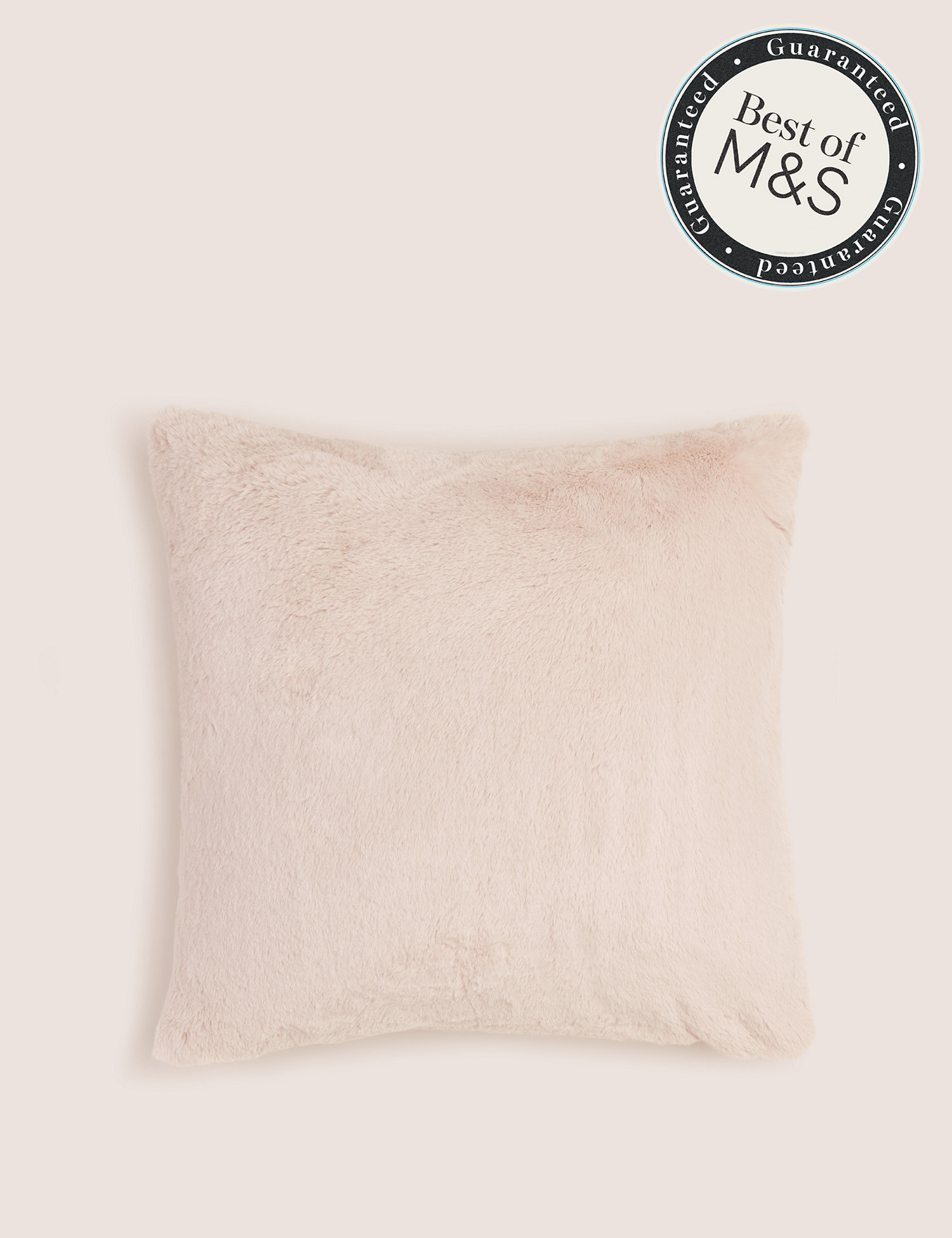 M&S Supersoft Faux Fur Cushion