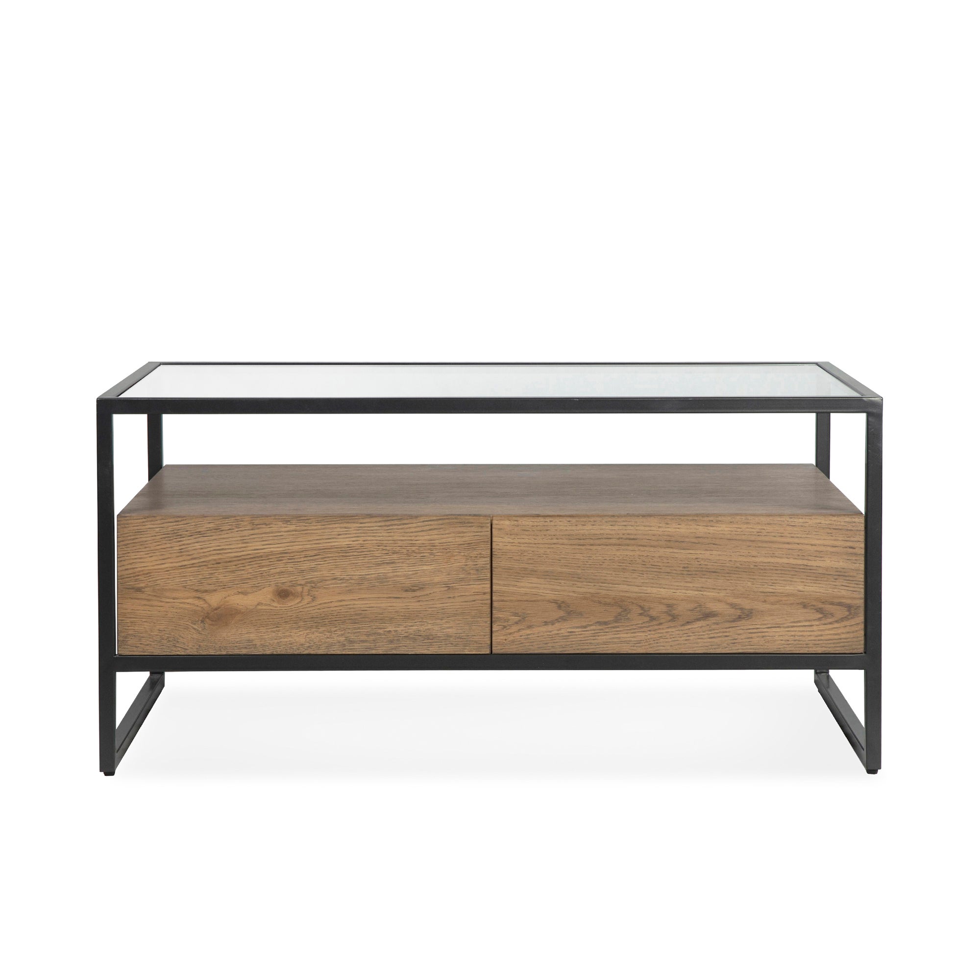 Dillon Coffee Table Oak Brown and Grey