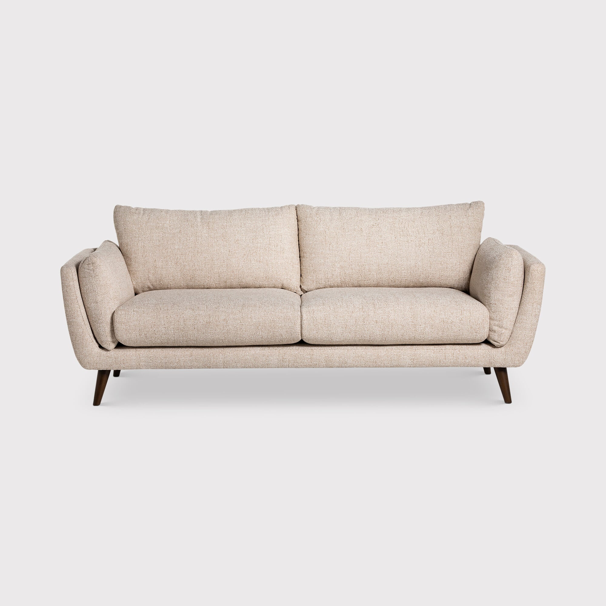 Malmo 3 Seater Sofa, White Fabric | Barker & Stonehouse