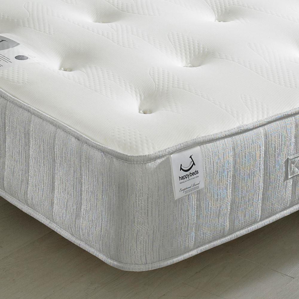 Pearl Contour Spring Memory Foam Tufted Mattress - 2ft6 Small Single (75 x 190 cm)