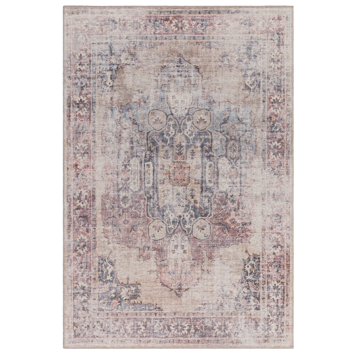 Myla Lila 120x170cm Rug, Square Cotton Blend | Barker & Stonehouse