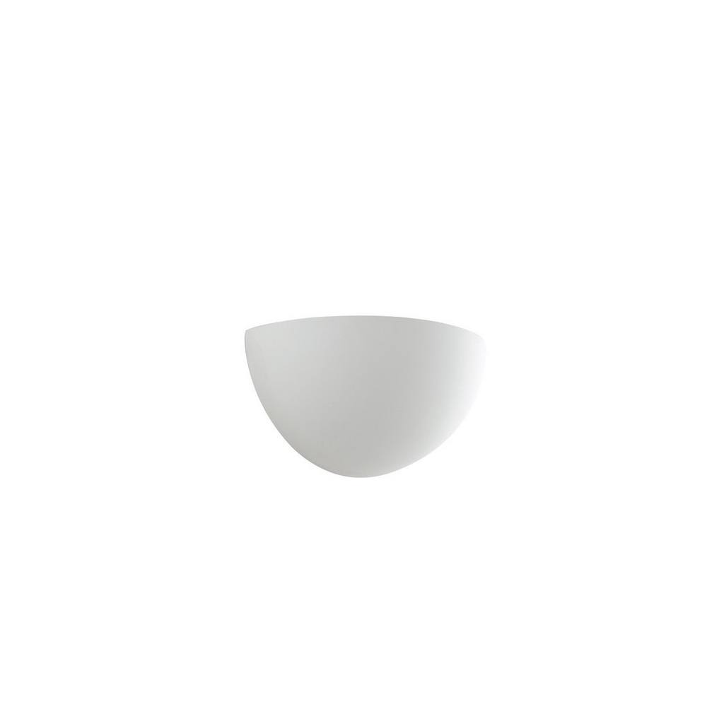 Netlighting Moritz Paintable Plaster Uplighter Wall Lamp White E27