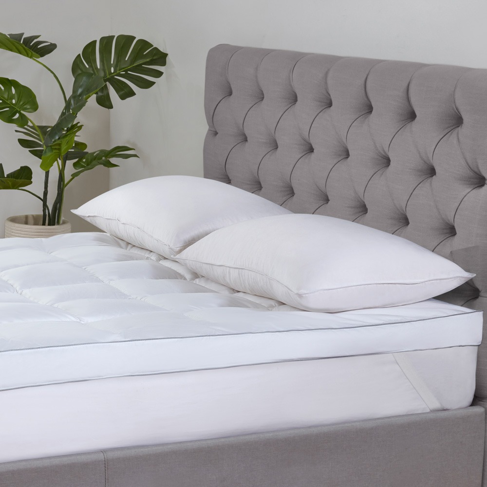 Home Collection Feels Like Down 8cm Extra Deep & Soft Mattress Enhancer, Double