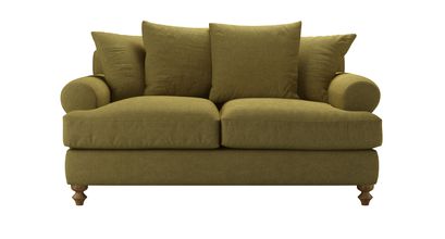 Teddy 2 Seat Sofabed in Mossymere Norfolk Cotton - sofa.com