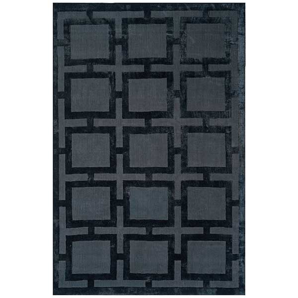 Katherine Carnaby Eaton Hand Woven Rug - Black - 12mm Pile Height - Various Sizes Available